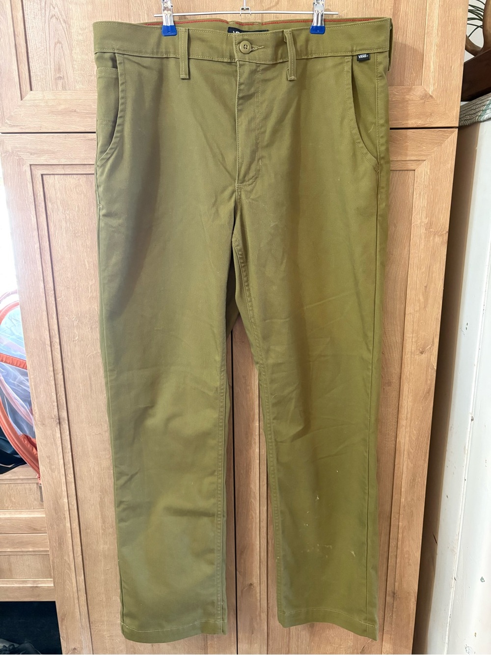 Men's Olive Green Vans Pants